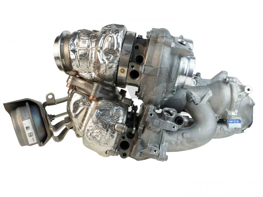 Original BorgWarner Turbolader A6540909100 für Mercedes C- und E-Klasse OM654 Neuteil