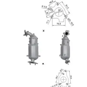 AS Dieselpartikelfilter FD5078 Euro 5 für PKW – Fabrikneues Austauschbauteil