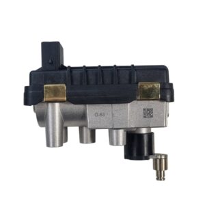 Original Hella Ladedrucksteller G-63 Steuereinheit für Audi V8 TDI Garrett Turbolader links Fahrerseite